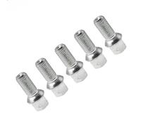 Compatible With A5/S5 Coupe/Sportback 8T 2008-2011 M14*1.5 * 27 WHT002437 Wheel Bolt 8D0601139A 8D0601139D WHT001812A Wheel Bolt Nut(M14x1.5 4pcs)
