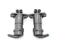Compatible With A6 C6 2005 2006 2007 2008 Car Front Bumper Headlight Washer Spray Nozzel Jet Cover Cap(Pair Nozzel)