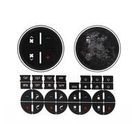 Compatible with Acadia SLE SLT for Denali 2006 2007 2008 2009 2010 2011 2012 Car Button AC Central Control Sticker PVC Climate Repair Accessory Car Button Stickers