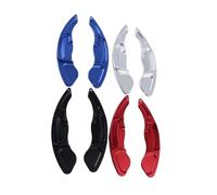 Compatible with Acura for RDX 2013-2016 for TLX 2015-2020 Car Steering Wheel Paddle Shifter Extension Aluminum Stickers Vehicle Paddle Shifters(Silver)