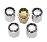 Compatible With Acura US 4 Wheel Nuts Lock 1 Key M12x1.5 Locks Lug Nuts Tyre Chrome Locking Nuts 4+1 Auto accessories Auto Parts