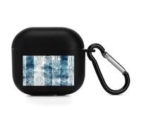 Compatible with Airpod 4 Case Cover,Graffiti Striped Patternprinted Lightweight TPU Shockproof Protective Case for Apple Airpods 4 with Carabiner Support Wireless Charging