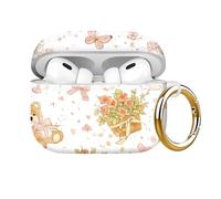 Compatible with AirPod Pro 2nd//1st Generation Case Cover with Key Chain,Full Protective Shockproof Wireless Headphone Case for Airpod Pro 2023/2022/2019 (Cute Bear)