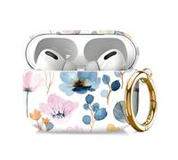 Compatible with AirPod Pro 2nd//1st Generation Case Cover with Key Chain,Full Protective Shockproof Wireless Headphone Case for Airpod Pro 2023/2022/2019（Blue and Pink）