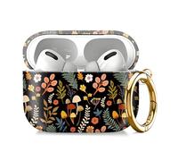 Compatible with AirPod Pro 2nd//1st Generation Case Cover with Key Chain,Full Protective Shockproof Wireless Headphone Case for Airpod Pro 2023/2022/2019（Small Mushrooms）