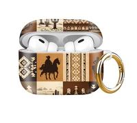 Compatible with AirPod Pro 2nd//1st Generation Case Cover with Key Chain,Full Protective Shockproof Wireless Headphone Case for Airpod Pro 2023/2022/2019 (Cute Cowboy)