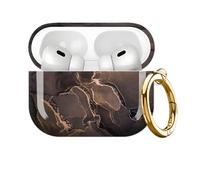 Compatible with AirPod PRO 3 2025 Shockproof Drop-Proof Wireless Earbuds Case with Keychain, Universal for Men and Women（Marble Pattern 10）
