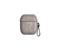 Compatible with AirPods 1/2, Business Protective Shock-Absorbing Leather Earphone Cover Headphone Case with Keychain Accessories-Color#6