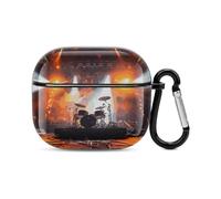 Compatible with AirPods 3rd Generation Case,Rock Concert Stageprinted PC Hard Shell Shock Resistant Protective Cover for Apple AirPods 3 With Keychain Support Wireless Charging
