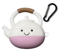 Compatible with Airpods 4 Case 2024, Compatible with AirPods 4th Generation Case Cute Cartoon, Kawaii Soft Silicone Protective Cover for Apple New Airpods 4 for Men Women (Lovely Kettle)