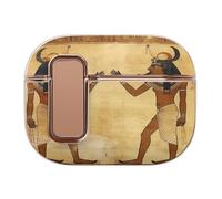 Compatible with AirPods Pro 2 Case,Ancient Egyptian Full Protective Headphone Cover for Airpods Pro 2,Supports Wireless Charging