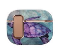 Compatible with AirPods Pro 2 Case,Turtle on Old Map Full Protective Headphone Cover for Airpods Pro 2,Supports Wireless Charging