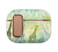 Compatible with AirPods Pro 2 Case,Watercolor Giraffe Full Protective Headphone Cover for Airpods Pro 2,Supports Wireless Charging