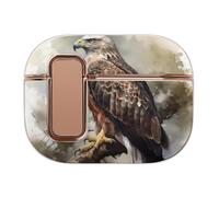 Compatible with AirPods Pro 2 Case,Watercolor Of Hawk Sitting In The Tree Full Protective Headphone Cover for Airpods Pro 2,Supports Wireless Charging