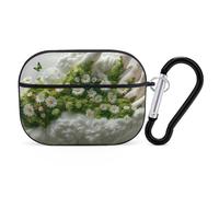 Compatible with Airpods Pro 2nd Generation Case Cover - Cute Case Compatible with Airpods Pro Case Cover, Nature Hand Daisies Art Case Compatible with Airpods Pro 2 Case