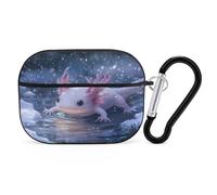 Compatible with Airpods Pro 2nd Generation Case Cover - Cute Case Compatible with Airpods Pro Case Cover, Winter Axolotl in Frozen Pond Case Compatible with Airpods Pro 2 Case
