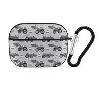 Compatible with Airpods Pro 2nd Generation Case Cover - Cute Case Compatible with Airpods Pro Case Cover, Gray Tractor Case Compatible with Airpods Pro 2 Case