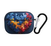 Compatible with Airpods Pro 2nd Generation Case Cover - Cute Case Compatible with Airpods Pro Case Cover, Heart Puzzle Pieces Case Compatible with Airpods Pro 2 Case
