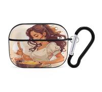 Compatible with AirPods Pro 2nd Generation Case Cover,Woman Cooking Depictionprinted PC Hard Shell Shock Protective Cover for Apple AirPods Pro 2 With Keychain Support Wireless Charging