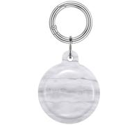 Compatible with AirTag Holder Keychain,Waterproof Protective Case for Apple AirTag 1st & 2nd Gen, Key Chain Ring for Luggage, Handbags, Pets, and Keys(Marbling)