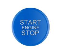 Compatible With Alfa For Romeo For Giulia For Stelvio 2017 2018 2019 Car Engine Start Stop Switch Button Cover Accessories Interior Accessories(Blue)