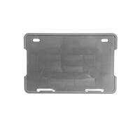 Compatible With All License Plate Mount Frame Rear Number Frame Bracket CNC Accessories(A-Grey)