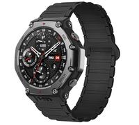 Compatible with Amazfit Active 2 bands, Lamshaw Quick Release 22mm, 20mm Magnetic Silicone Sport Strong Magnet Strap Watchband Compatible with Amazfit T-Rex 3 48mm, Balance, Cheetah Pro, Cheetah Round