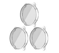 Compatible with Amazfit GTR 2 Case, Giaogor All-Around Protective TPU Bumper Cover Screen Protector Case Cover Compatible with Amazfit GTR 2 Smartwatch (3 pack-Clear+Clear+Clear),
