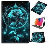 Compatible with Amazon Fire Max 11 11" 2023, Slim PU Leather Cover with Auto Wake/Sleep, Multi-Angle Stand, Shockproof Anti-Scratch Case for Fire Max 11 Tablet 2023, Blue Rose Dream Chaser