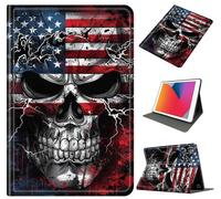 Compatible with Amazon Fire Max 11 11" 2023, Slim PU Leather Cover with Auto Wake/Sleep, Multi-Angle Stand, Shockproof Anti-Scratch Case for Fire Max 11 Tablet 2023, Skull Past