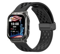 Compatible with AMAZTIM Smart Watch Band, Lamshaw 22mm Silicone Sport Band with Magnetic Butterfly Clousure Replacemet Straps Compatible for AMAZTIM, KOSPET M2, M3, M3 Ultra, C20 Pro, T2, T3, T3 Ultra