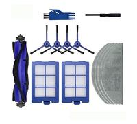 Compatible With Anker Eufy RoboVac X8 Hybrid Vacuum Cleaner Replacement Accessories Main/Side Brush Mop Cloth Hepa Filter Spare Parts (Color : 13pcs-01)