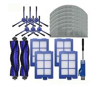 Compatible With Anker Eufy RoboVac X8 Hybrid Vacuum Cleaner Replacement Accessories Main/Side Brush Mop Cloth Hepa Filter Spare Parts (Color : 20pcs)
