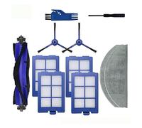 Compatible With Anker Eufy RoboVac X8 Hybrid Vacuum Cleaner Replacement Accessories Main/Side Brush Mop Cloth Hepa Filter Spare Parts (Color : 11pcs-01)