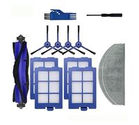 Compatible With Anker Eufy RoboVac X8 Hybrid Vacuum Cleaner Replacement Accessories Main/Side Brush Mop Cloth Hepa Filter Spare Parts (Color : 13pcs-02)