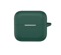 Compatible with Anker Soundcore Aeroclip 2 Headphone Protective Case-Green | Slim Fit Soft Silicone Shock-Absorbing Earphone Cover Accessories with Keychain