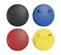 Compatible with Apple AirTag Holder Kid Hidden, 4 Pack IPX8 Fully Sealed Waterproof for Air Tag Hidden Kids with Invisible Pin, for Children, Elderly, Luggage, Clothing（Black+Red+Blue+Yellow）