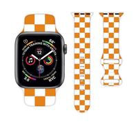 Compatible with Apple watch bands 38mm 40mm 41mm 42mm 44mm 45mm 49mm, silicone sport gift for iwatch series 10 9 8 7 6 5 4 3 2 1 SE, Yellow, 42mm/49mm, Classic