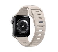 Compatible with Apple Watch Straps 38mm 40mm 41mm 42mm for Women Men, Unique Design Silicone Fitness Sport Wristbands Bands for iWatch Strap Series 10/9/8/7/6/5/4/3/2/1/SE Starlight