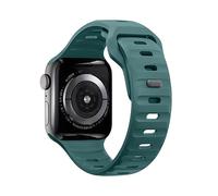 Compatible with Apple Watch Straps 46mm 49mm 45mm 44mm 42mm for Women Men, Unique Design Silicone Fitness Sport Wristbands Bands for iWatch Strap Ultra 2/1 Series 10/9/8/7/6/5/4/3/2/1/SE Green