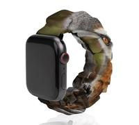 Compatible with Apple Watch Stretchy Band 38mm 40mm 42mm 44mm Women Men,Monkey Lemur Cute Printed Polyester Elastic Replacement Straps for IWatch Series 5 4 3 2 1