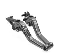 Compatible with Aprilia for RS125 1997 1998 1999 2000 2001 2002 2003 2004 2005 Motorcycle Brake Handle Levers Short Brake Clutch Moto Handlebar Levers(Grey)