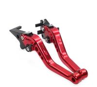Compatible with Aprilia for RS125 1997 1998 1999 2000 2001 2002 2003 2004 2005 Motorcycle Brake Handle Levers Short Brake Clutch Moto Handlebar Levers(Red)