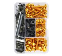 Compatible With Aprilia For RSV4 RF For Limited Edition 2018-2019 For RSV4 RR 2016-2020 190pcs Bodywork Aluminum Screws Fairing Bolts Kit