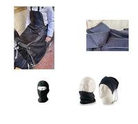 Compatible with Aprilia SRV 850 Termoscud Leg Cover Waterproof Padded Fleece for Scooter with Foldable Harness