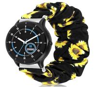Compatible with Armitron Matrix Smartwatch bands, 20mm, 22mm Quick Release Fabric Elastic Scrunchie Elastic Watch Band Women Cute Replacement Straps Compatible with Armitron Connect Matrix, Link