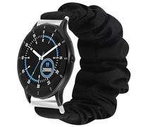 Compatible with Armitron Matrix Smartwatch bands, 20mm, 22mm Quick Release Fabric Elastic Scrunchie Elastic Watch Band Women Cute Replacement Straps Compatible with Armitron Connect Matrix, Link