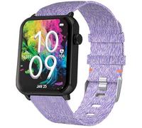 Compatible with Armitron Matrix Smartwatch bands, 20mm, 22mm Quick Release Jewelry Chain Metal Wristband with Leather Compatible with Armitron Connect Matrix, Link, Lunar, Boom, Eclipse Smartwatch