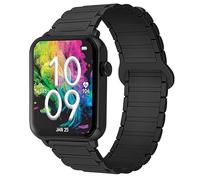 Compatible with Armitron Matrix Smartwatch bands, 20mm, 22mm Quick Release Silicone Sport Strap Watchband Compatible with Armitron Connect Matrix, Link, Lunar, Boom, Eclipse Smartwatch (Black, 20mm