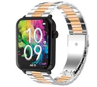 Compatible with Armitron Matrix Smartwatch bands, 20mm, 22mm Quick Release Stainless Steel Metal Replacement Straps Compatible with Armitron Connect Matrix, Link, Lunar, Boom, Eclipse Smartwatch